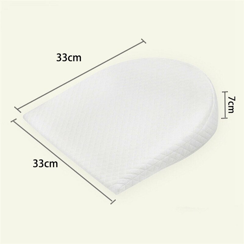 PUDCOCO Hot Newborn Baby Sleep Pillow Anti Baby Spit Milk Crib Cot Sleep Positioning Wedge Anti-Reflux Cushion Cotton Pad Mat